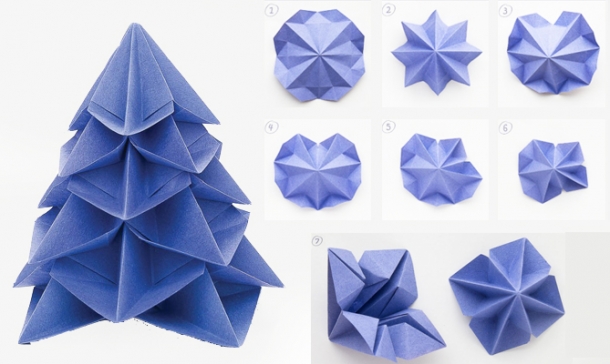Como Criar Enfeites de Natal Origami (6)